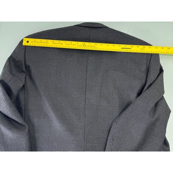 Brooks Brothers 346 Blazer Sport Coat Jacket 50R Houndstooth 100% Worsted Wool - Picture 9 of 10